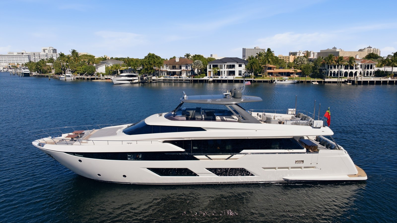 2018 Ferretti Yachts 920 for sale in Fort Lauderdale – exterior view